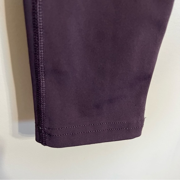 Women’s Queenieke Purple Gray Leggings Size Small With Pockets - Picture 3 of 12